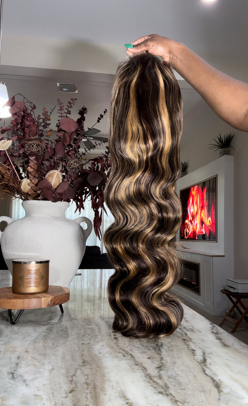 6X6 HD LUXURY DEEP, BODY, STRAIGHT LACE CLOSURE WIGS, (Highlights)